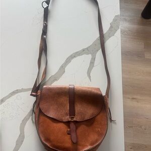 Madewell Tan Leather Crossbody Bag